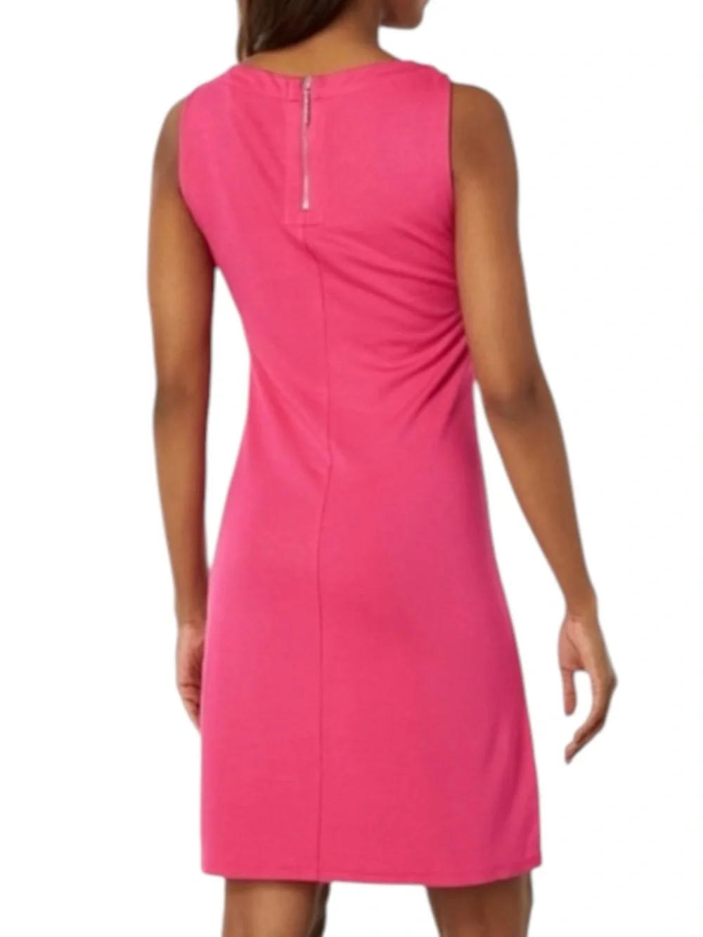 TOMMY BAHAMA Darcy Sleeveless Sheath Dress in Pink (Amaranth) Size Small - Picture 2 of 8